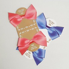 l뚠뚠마켓로지스샵lS31 리본손잡이스티커(블루)4개 10P_물류창고 직송슝~!!, 이미지를 확인하세요*