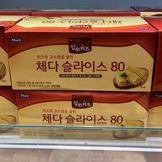 매일 상하 체다 슬라이스 80 치즈 1.44kg, 1개