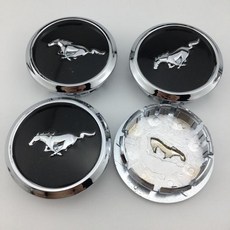 CNZKO ABS 포드 머스탱 휠 센터 커버 배지 로고 타이어 플라스틱 적합 55mm 65mm, 02 65mm 4pcs, 02 65mm 4pcs