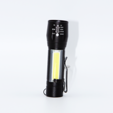 에이케이라온 미니 충전식 LED 줌 라이트 RAK-HL100, 블랙, 1개