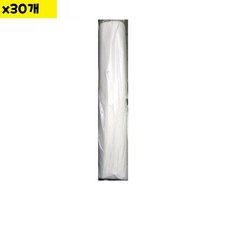 [오너클랜] 비닐봉투 흰색 30L 47 x60cm 100매 x30개 식자재, 30개