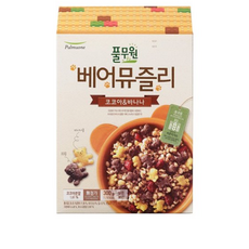 풀무원 베어 뮤즐리 시리얼 코코아앤바나나, 300g, 12개