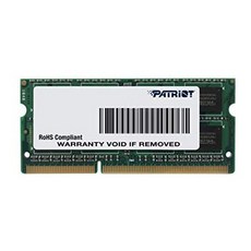 해외1431951 Patriot 메모리 Patriot 1.35V 8GB DDR3 1600MHz PC3-12800 CL11 SODIMM 메모리 PSD38G1600L2, One Color_One Size, 상세 설명 참조0, 상세 설명 참조0