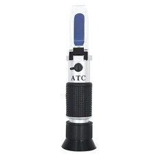 휴대용 당 굴절계 당 농도 계량기 농도계 0-32 브릭스 당도 테스터 과일 포도 ATC, without box, 1개