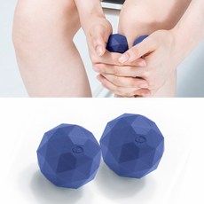 화이텐 메탁스 마사지볼, 2개, 블루