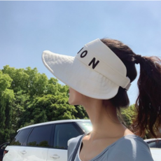골프 와이드앵글 모자 여성 여름 그늘 등산 썬캡 심플 스포츠 테니스 블랙 갈색 노랑 핑크