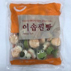 세미원 동물캐릭터 이솝찐빵 1kg, 1개