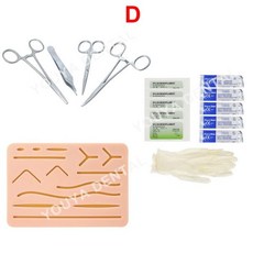 치아모형 치과 봉합 키트 의료 피부 외과 훈련 수술 연습 세트, 07 D Dental Suture Kit