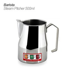 바리스타 온도계 프로 스팀피쳐 500ml 밀크저그, 1개