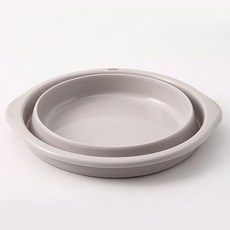 다라 -베이지 대형 접이식 대야 고무 다라이 고무통 고무다라이/고무다라/고무통/고무대야/대형다라이대형고무대야/대형대야/접이식대야/대야/세숫대야