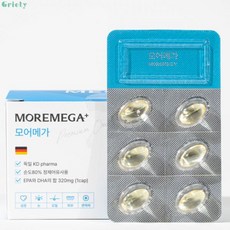 모어메가 강아지 오메가3 영양제 KD pharma 순도 80% 30캡슐 1개월 11203624, 60캡슐 2개월분량, 1개 - 모어메가강아지오메가3