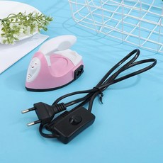 호환 공예 다리미 휴대용 전기 다리미 편리한 열 프레스 DIY 소형 다리미 다림질 의류 세탁 가전제품 EUUS 플 신제품, 6.EU PlugPink, 1개