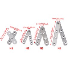 스윙도어경첩 꺽쇠 힌지 스테인레스 스틸 은폐 하드웨어 피팅 360 도 스윙 문짝 회전 브러시 한 단어, [04] 스윙도어경첩 N4 - 스윙도어경첩