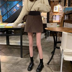 여성 겨울 임산부 스커트 치마 체크 가을과 패션 트
