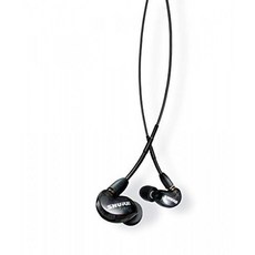 SHURE 슈어 AONIC 215 높은 차 음성 이어폰 (유선 타입) / SE215DYBK + UNI-A 반투명 블랙 : / / 마이크 리모콘