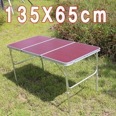 IVZ955758135X65cm 3단 접이식테이블 캠핑테이블 캠핑용품 낚시용품 야영용품 캠핑 낚시 야영 바베큐, 실버