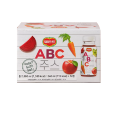 델몬트 ABC주스 240ml x 12입, 24개