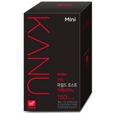 맥심 카누 마일드 로스트 아메리카노, 900mg, 150개입, 1개