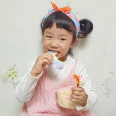 슈가롤리 썰어먹는 솜사탕 컵 롤 한입 유기농 무지개, 15개