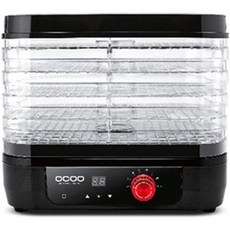 OCOO 미니 5단 건조대 식품 건조기 탈수기,