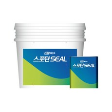 KCC 페인트 스포탄SEAL : 우레탄 실란트 메꿈제 크랙 보수 빠데 녹색 회색 12KG, 1개
