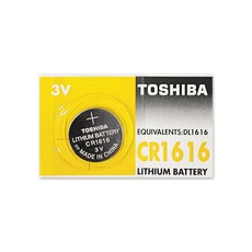 도시바 TOSHIBA CR1616 3V 리튬 건전지 1개입, 1개