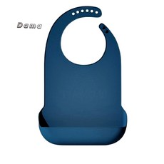 휴대용 어르신실리콘턱받이 요양원 환자용, 그레이, 1개