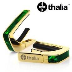 탈리아카포 CG200-GW Thalia Capo with Green Angel Wing Inlay / 24k Gold, 1개