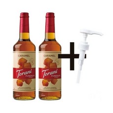 토라니 카라멜 퓨어메이드 시럽 750ml 2개 +시럽펌프 3.5ml 1개 증정 세트