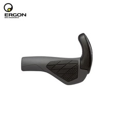 에르곤 MTB 짧은 바앤드 자전거 핸들그립 GS2, 블랙