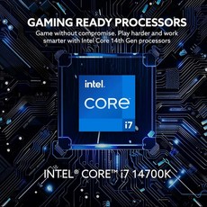 오리진 PC 크로노스 게이밍 - 리퀴드 쿨링 인텔 ® 코어 ™ i7 14700K CPU 엔비디아 지포스 RTX™ 4070 Ti 슈퍼 GPU 32GB 커세어 벤전스 DDR5 메모