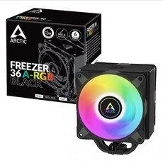 ARCTIC Freezer 36 A-RGB CPU 듀얼 공랭 블랙