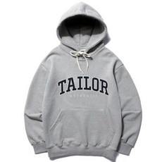 매장정품 테일러 스튜디오 TAILOR STUDIO 엔비엘 로고 후드티 그레이 TIFHD13GY 451746