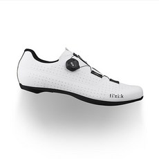 Fizik 피직 템포 R4 오버커브 와이드 로드 클릿 슈즈 WHT/BLK (TEMPO OVERCURVE R4 WIDE), 43