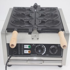 전기붕어빵기계 업소용 타이야끼 도미빵기계 5구 붕어빵장사 학교 앞 골목길 간식