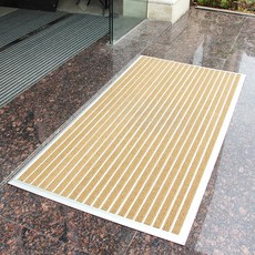 현관 발판 알루미늄 현관카펫 출입문 먼지제거 신발털이, 블랙 500MMx1000MM, 1개