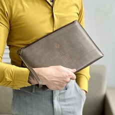 루이스 쿡 트림피 초슬림 크로스백 남자 리얼가죽 핸드백 겹 가방 숄더백 소프트레더