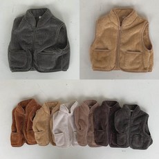 베이비 조끼 겨울 데일리 베스트 아기 신생아 여아 남아 베베오버핏베스트훌즈