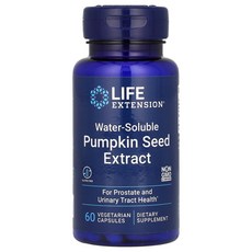 Life Extension 수용성호박씨추출물 베지 캡슐 60정, 1개