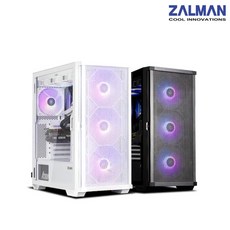 잘만 Z10 PLUS 미들타워 PC케이스 (WHITE), 1개
