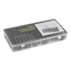고무 O- 링 크기 279Pcs 18 전문 배관 수도꼭지 자동차 정비공 수리 공기 또는 가스 연결을위한 고무 O- 링 씰 키트, 본상품