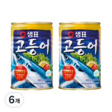 샘표 원터치 고등어 통조림, 400g, 42개