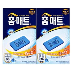헨켈 홈매트 코드롤러 훈증기 전자 모기향 교체용 리필 60매 x 2개