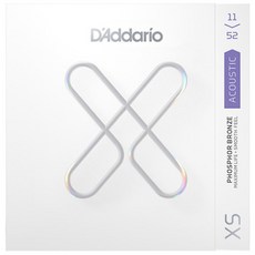 다다리오 XSAPB1152 어쿠스틱 기타줄 XS Acoustic Phosphor Bronze 11-52, 1개