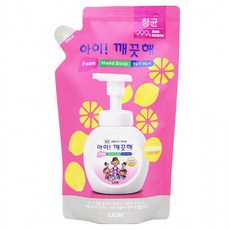 아이깨끗해 항균 폼 핸드솝 리필200ml-레몬향, 200ml, 1개