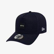 NEWERA K프레임 NYC 블랙 러버로고 볼캡 네이비 12359598