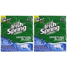 Irish Spring Deodorant Bar Soap Moisture Blast 3.75 Ounce Ba/607178, 상세내용참조