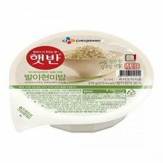 햇반 발아현미밥, 210g, 8개
