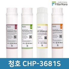 필터나라 청호나이스 CHP-3681S 기본세트