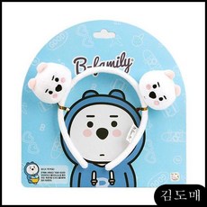 KDM 롯데월드 캐릭터머리띠 인형머리띠-벡 유아 머리띠 남성 머리띠 비급패밀리 여성 머리띠 리본